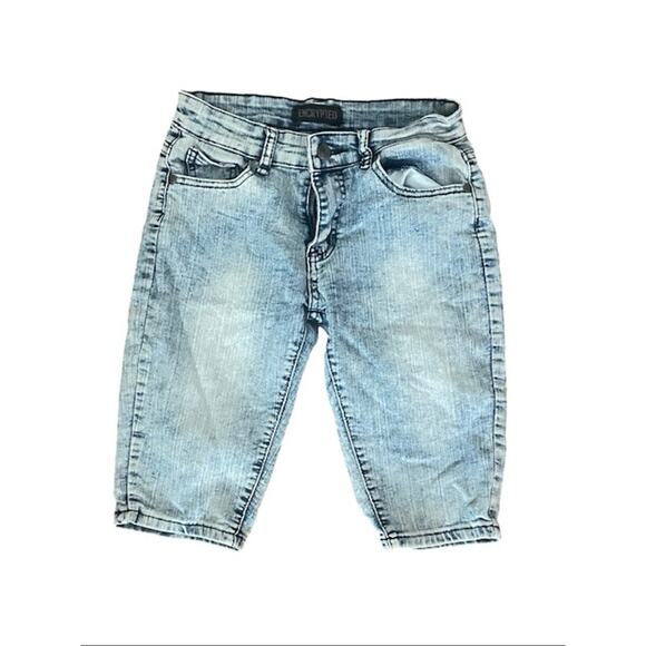 Encrypted Boys' Light Wash Denim Shorts – Size 12 - Picture 1 of 3